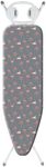 Minky White Flamingo Ironing Board, 122 x 38 cm Ironing Board, Lightweight & Compact, Adjustable Height Up To 96cm, Sturdy 4-Leg Design With Non-Slip Feet, Made in The UK