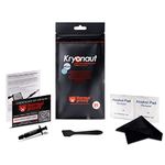 Thermal Grizzly Kryonaut CPU Thermal Paste - High Performance PC Thermal Paste Kit for Cooling All Processors, Graphics Cards and Heat Sinks in Computers and Consoles - Thermal Grease 1g Combo