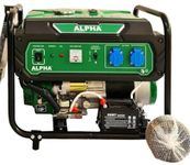 AK POWER SERVICE APLHA Portable Alpha GENSET ALPHA CLASSIC A3600 Portable 3.5KVA Petrol Generator with 1 year warranty on engine side.