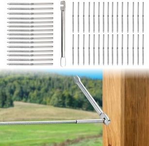 Left/Right Swage Lag Screw_White_Set of 60