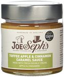 Joe & Seph's Toffee Apple and Cinnamon Caramel Sauce (1 x 230g) 2 Star Great Taste Award Winner Vegetarian Made in the UK Dessert spread