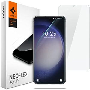 SPIGEN Neo Flex Solid for Samsung Galaxy S23 Plus Screen Protector, Air Bubble-free Application Wet Installation Technology Fingerprint Scanner Oleophobic Coating Clear Film [2-Pack] - Clear