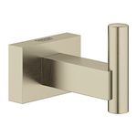 GROHE 40511EN1 Essentials Cube Robe Hook, Brushed Nickel