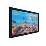 KUVASION 43 Inches Ultra Slim All Weather Sun Readable Smart Outdoor TV, High Brightness 2000 Nits, 43 Inches Weatherproof Outdoor TV, Garden TV, Swimming Pool TV, Patio TV, WIFI Wireless Televisions