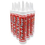 Fix A Floor Injection Repair Adhesive, Loose Tile and Floor Repair Glue for Tile, Porcelain, Ceramic, Marble, Stone & Wood Floors. Custom Tip for All Grout Sizes – 10.1 oz. Case of 12