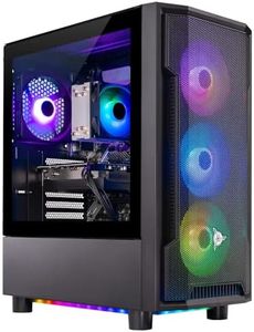 Skytech Shadow Gaming PC Desktop, Ryzen 5 5500 3.6 GHz (4.2GHz Turbo), NVIDIA RTX 3050 6GB, 1TB NVMe SSD, 16GB DDR4 RAM 3200, 650W Gold PSU, Wi-Fi, Win 11
