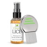 Isabella's Clearly LICE, Powerful Lice Remover I Essential Oils to Help Eliminate Lice, Nits, Eggs I Rosemary, Cedarwood, Tea Tree I No Toxins or Harsh Chemicals I Metal Nit Comb Included (60 ml)