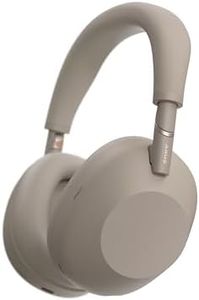Sony WH-1000XM6 kabellose Noise Cancelling-Kopfhörer, Signature Hi-Res Sound, Bluetooth-Kopfhörer, Komfort, faltbares Design, magnetische Tragetasche, 30 Std.-Akku NC An, iOS & Android - Sandstone