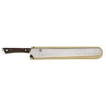 Shun Cutlery Kanso Hollow Ground Brisket Knife 12”, Authentic, Handcrafted Japanese Knife, Includes Wooden Saya Sheath, Ideal for Brisket, Roasts, Turkey, Ham and More