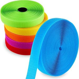 Zonon 6 Rolls Carpet Marker Strips, Floor Tape for Classroom, Nylon Carpet Markers for School Supplies Classroom Rug, Back to School Preschool Daycare Office(Vivid Color)