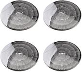 YINETTECH 4PCS Car Audio Speaker Cover Door Loudspeaker Trim Compatible with Mercedes-Benz E/C/GLC Class W213 W205 Car Interior Accessories Bright Silver Stainless Steel