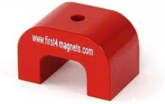 Large Red Alnico Horseshoe Magnet f