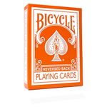 Orange Playing Cards Bicycle Deck by Magic Makers