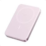 Anker MagGo Power Bank, Ultra-Slim 10,000mAh Magnetic Portable Charger, Qi2 Certified 15W Ultra-Fast MagSafe-Compatible Battery Pack, Ergonomic Design, For iPhone 15/14/13/12 Series Only