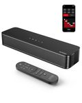 ULTIMEA 2.1ch Sound Bar for TV, Built-in Subwoofer, APP Control, Peak Power 120W, All-in-one PC Soundbar for Game, Bluetooth 5.3 TV Sound Bar Speakers, Opt/AUX/Wall Mount, Solo B30 Pro