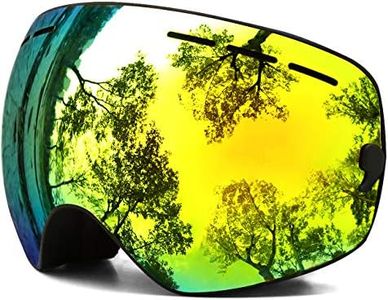 Juli Snowboard & Ski Goggles for Kids - Premium Snow Goggles（Gold）