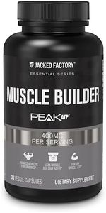 Jacked Factory Essentials Muscle Builder - Daily Muscle Builder for Men with Peak ATP to Support Lean Muscle Gain, Enhance Athletic Performance, & Fortify ATP Levels for Muscle Growth - 30 Capsules