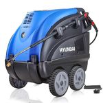 Hyundai Hot Pressure Washer, 2170PSI Jet Washer, 140°c, 2800w / 2.8kW, 140 degrees, 10m Hose, 5m Power Cord, Built-In Detergent Tank with 1 Year Warranty