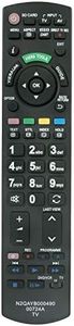 VINABTY N2QAYB000490 Telecomando di ricambio adatto per Panasonic Plasma TV Viera Txpf42g20s Txpf46g20s Txpf50g20s TX-P42G20 TX-P42VT20 TX-P65VT20 TX-P50G20E TX-P50G20 TX-P42G20E sub N2QAYB000489