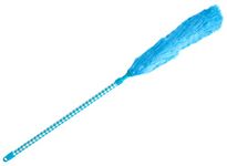 HOMESHOPA Static Duster with Telescopic Handle, Extendable Electrostatic Magic Static Feather Duster for Home Kitchen, Reusable Duster for Cleaning Cobweb Ceiling Fans Lights Furniture -Random Colour