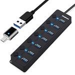 USB 3.0 Splitter, 7-Port USB 3.0 Hu