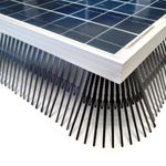 BIRDSTOP XL Bird Protection PV System Set, Pigeon Repellent Solar System - Bird Repellent Pigeon Protection Solar - 20 Metres, 18 cm Height, 4 Corner Pieces (12cm Height, 30m Length)