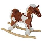 Qaba Wooden Toddler Rocking Horse, 