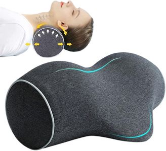 XIULIUU Neck Stretcher, Neck and Shoulder Relaxer,Cervical Pillow for Neck Pain Relief,Memory Foam Neck Stretcher Pillows with Pillowcase,Neck Support Traction Relaxer