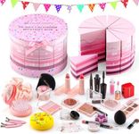 Color Nymph Kids Makeup Kit for Girl - 24 Days Surprise Beauty Mystery Box | Make Up Birthday Gift Set for Girls Ages 6-12, Makeup Gift Sets for Bday Countdown, Cosmetics Kit for Kids Teens #Pink