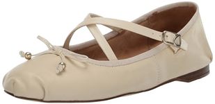 Circus NY Women's Zuri Ballet Flat, Vanilla Bean, 8