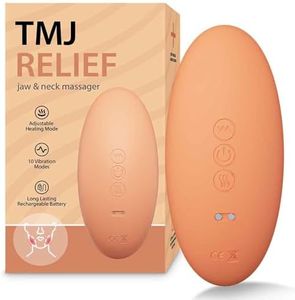 rozonii TMJ Relief Products Jaw Massager with Dual Motor Vibrating- Gentle Vibration for TMJ Massage Heating Tool for Pain Relief, Tension, Stiffness, and Headaches