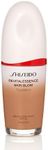 Shiseido RevitalEssence Skin Glow Foundation SPF 30, 410 Sunstone - Buildable, Medium Coverage - 24-HR Hydration & 12-HR Wear - Transfer, Crease & Fade Resistant - Non-Comedogenic - All Skin Types