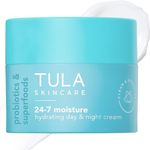 TULA Skin Care 24-7 Hydrating Day & Night Cream - Anti-Aging Moisturizer for Face, Contains Watermelon & Blueberry Extract, 1.5 oz.