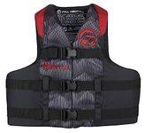 Full Throttle Adult Nylon Life Jacket, Red, 2X/4X