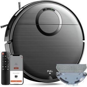 Robot Vacuum and Mop Combo, 2 in 1 Mopping Robot Vacuum Cleaner with Schedule, Wi-Fi/App, 2000Pa Max Suction, Self-Charging Robotic Vacuum, Slim, Ideal for Hard Floor, Pet Hair, Low-Pile Carpet