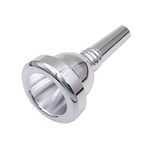 Missmore Trombone Mouthpiece, 6 1/2AL, Silver Plated, Copper, Silver