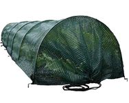 Haxnicks Giant Easy Tunnel Net For Larger Plants | Ready To Use Fold Out Design Shade Garden Tunnel | Birds Insects Harsh Weather | Prevents Scorching In Warmer Months | L300 x W60x H45cm Gtun030101