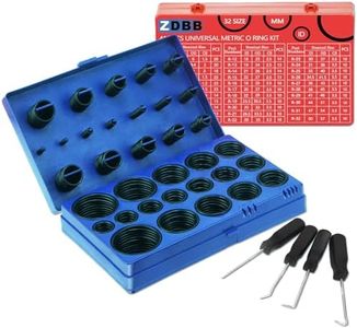 ZDBB 826 Pcs Universal Rubber O Ring Assortment Kit in Inch Standard SAE O-Rings and Metric Oring Set for Automotive Plumbing Faucet Repair, Air or Gas Connections,Resist Oil and Heat