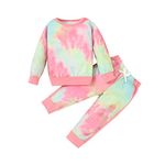 YALLET Toddler Girls Clothes Baby Girl Fall Outfits Long Sleeve Sweatshirt Pants Sets Winter Sweatsuit Clothing for Girl 1-5T