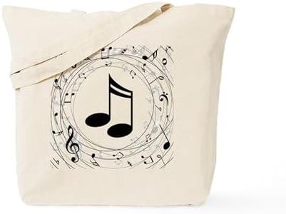 CafePress Music Teacher Gift Idea Tote Bag Natural Canvas Tote Bag, Reusable Shopping Bag