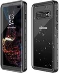 AICase Compatible Samsung Galaxy S10 Plus Waterproof Case, Dustproof, Waterproof, Shockproof, IP68 Certified, Fully Sealed Waterproof Mobile Phone Case for Samsung S10 Plus - 6.4 Inch