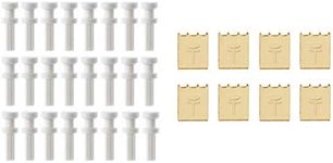 Takker Hardwall Refill Pack of 24 and 8 x Takker Canvas Print Hangers - Hang Up to 12kgs - for Plaster Brick Ceramic Tiles Wood and Plasterboard - for Pictures Canvas Utensils and Tools