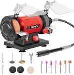 TOPEX 120W Bench Grinder w/ 2 Grind