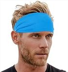 Tough Headwear Men's Sweat Bands - Sport Head Bands for Men - Workout Headbands for Women - Running Headband - Tennis Athletic Sweatband - Sports Headband Mens - Running Basketball