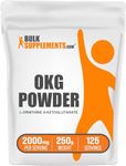 BulkSupplements.com OKG (L-Ornithine a-Ketoglutarate) Powder - Nitric Oxide Supplement - Energy Supplement - NAD Supplement - Oxygen Boost - Nitric Oxide Booster - Muscle Mass (250 Grams - 8.8 oz)