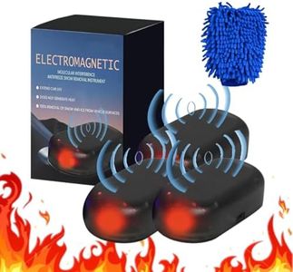 Electromagnetic Wave Anti Freezing and Snow Removal Device, Electromagnetic Car Snow Removal Device, Car Defroster, De-Icer, Flair Frost for Cars, Fast Efficient (3Pcs, One Size)