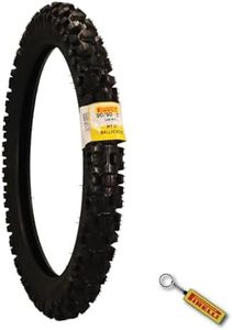 Pirelli MT 21 Rallycross 90/90-21 Front Motorcycle Tire - DOT Approved, Dual-Sport/Enduro, Aggressive Tread for Off-Road & Rally, High-Performance Grip, Fits Adventure & Dirt Bikes with Keychain