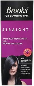 Brooks Hair Re-Bond & Straightening kit | Smoothing Cream (60g) & Neutralizing Cream (60g)