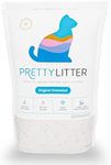 PrettyLitter Health Monitoring Cat Litter (Unscented, Non Clumping) | Lightweight & Low Tracking, Colour Changing Silica Gel Crystals, Advanced Odour Control — 6 Lbs, 1-Pack (Up to 1 Month Supply)