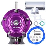 Blow Off Valve, SDD‑BOVGRSBL FPG250, Type‑RS BOV Aluminium Billet Universal Turbo Blow Off Valve with 2.5in Flange Pipe(Purple)